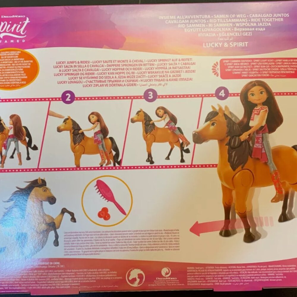 NEW - Spirit Untamed Ride Together Lucky Doll and Walking Horse - Picture 2 of 3